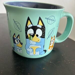 Blue and Green Dog Coffee mug  with Bluey Design